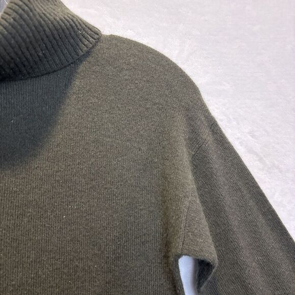 Neiman Marcus Women's Cashmere Collection Turtleneck Sweater Green Size XS - Picture 6 of 16
